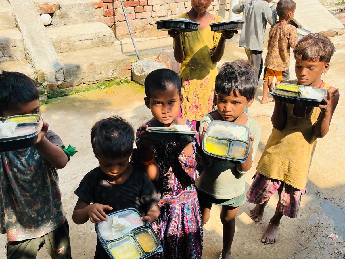Child Care India Trust volunteers on the ground